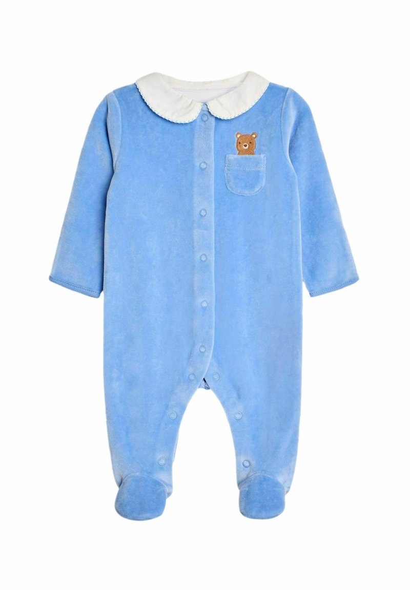 JoJo Maman Bébé BEAR ALL-IN-ONE- REGULAR FIT - Alvóruha - blue