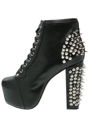 Bottines à talons hauts - black