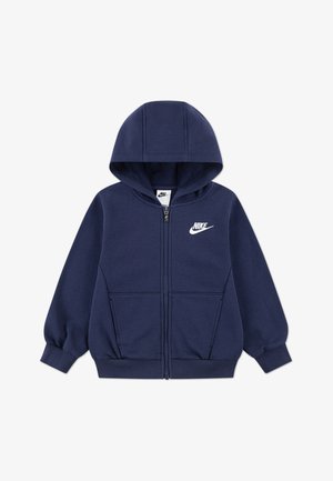 CLUB UNISEX - Športna jopa s kapuco na zadrgo - midnight navy