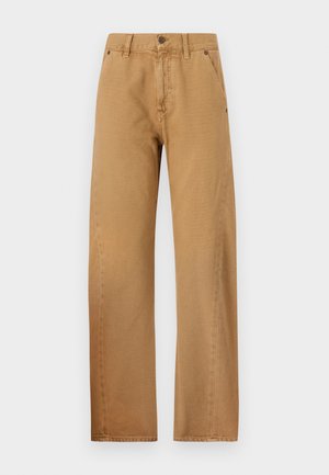 Victoria Beckham TWISTED LOW RISE SLOUCH - Jean boyfriend - beige