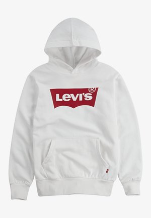 Levi's® BATWING SCREENPRINT HOODIE - Felpa con cappuccio - white