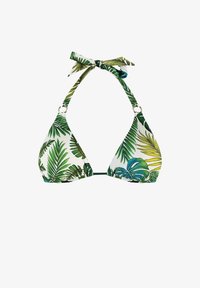 Wybrany, wiązana góra od bikini, tropikalny wzór