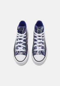 Converse CHUCK TAYLOR ALL STAR LIFT GLITTER UNISEX - Høye joggesko - night indigo/white