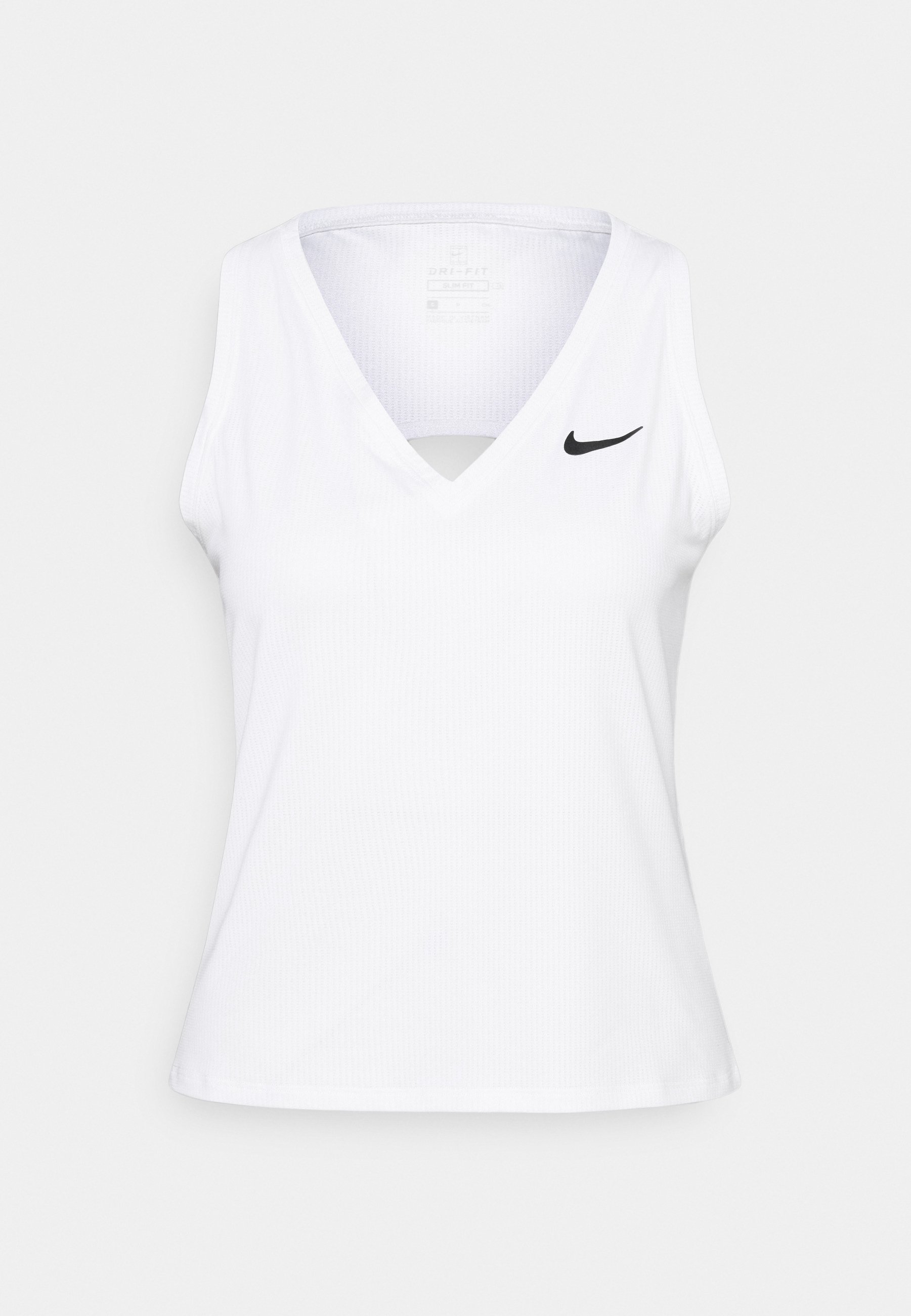 Nike Performance TANK Top white/black/white Zalando