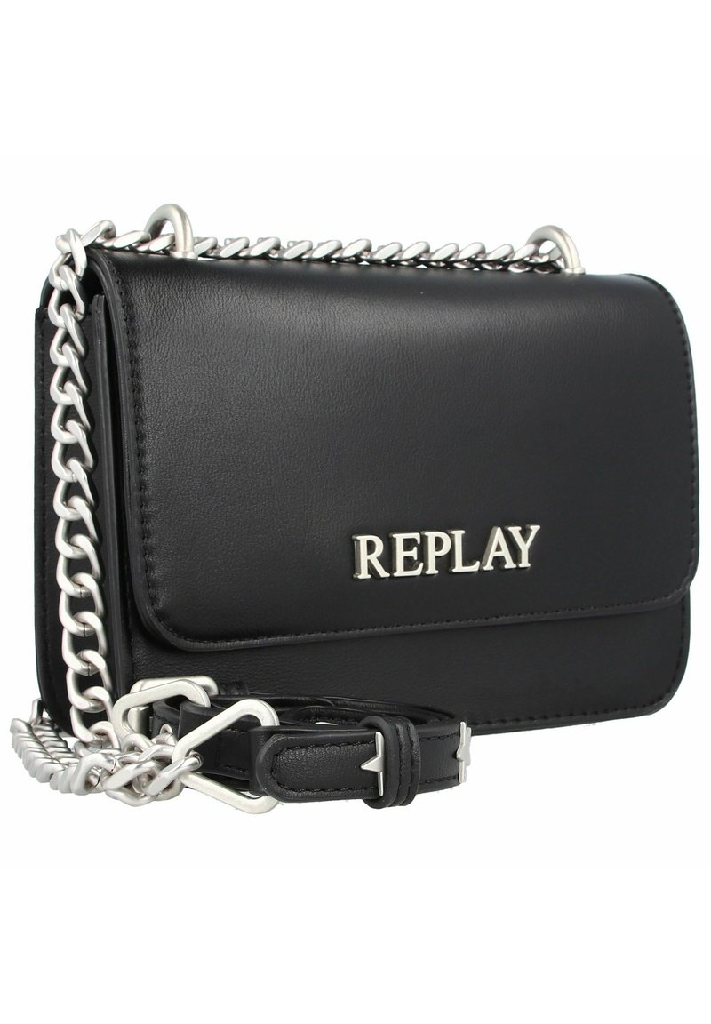 Sac Bandoulière Replay Crossbody Shiny Silver - Neuf Avec étiquettes, 100% Polyuréthane