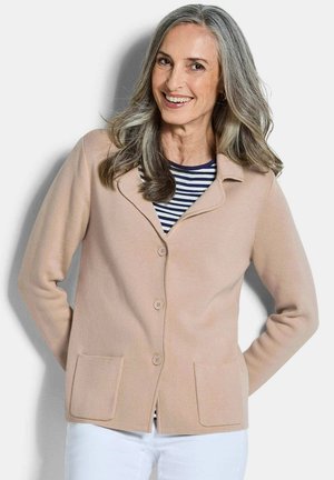MIT AUFGESETZTEN TASCHEN - Blazer - beige