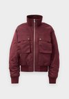 JACKET - Bomber bunda - burgundy