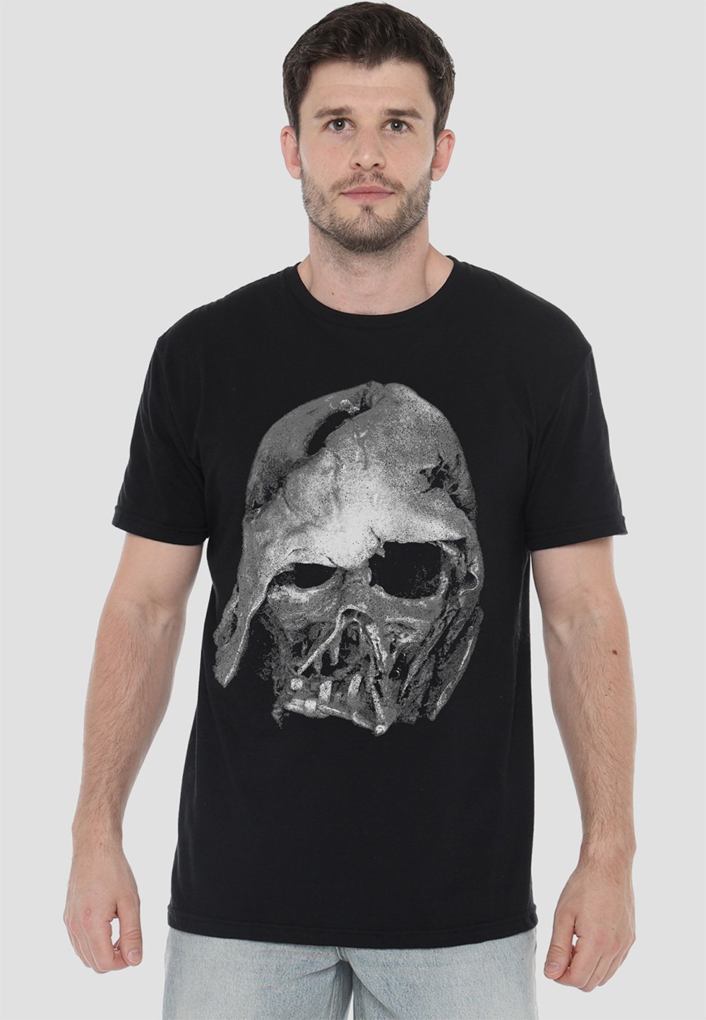 Star Wars DARTH VADER LARGE FACE - T-Shirt print - black Star Wars DARTH VADER LARGE FACE - T-Shirt print - black