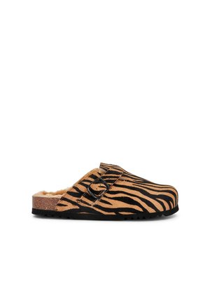 FAE NEW - Clogs - brown animalier