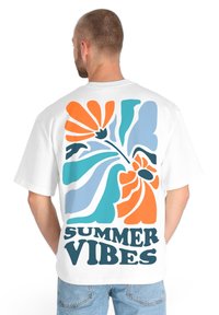 Spitzbub SUMMER VIBES - T-shirt print - wei§
