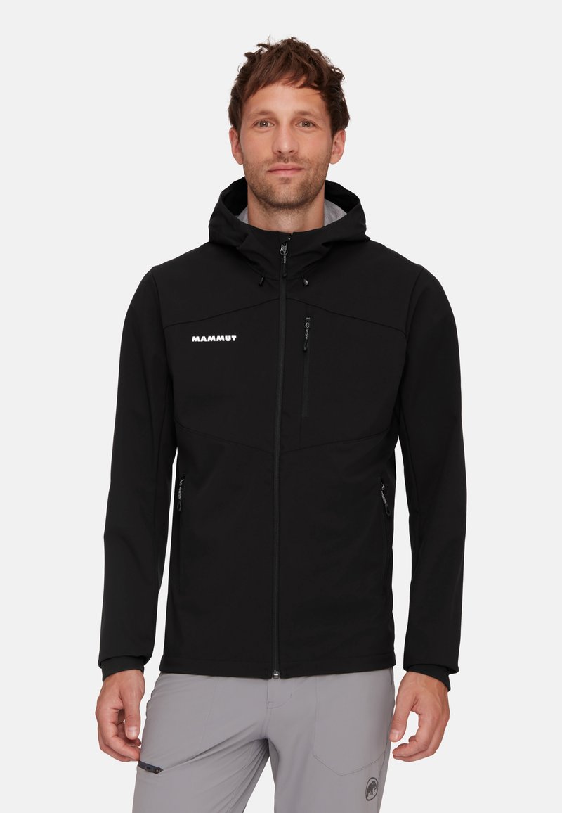 Mammut OUTDOOR SO HOODED - Softshelljacke - black