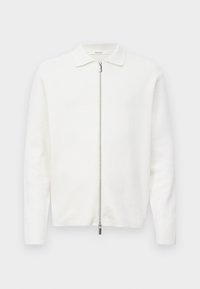 SLHMIKE LIGHT FULL ZIP CARDIGAN - Kardigan - egret