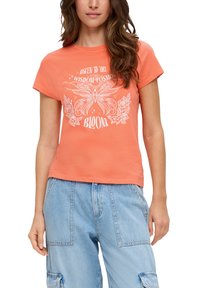 QS MIT FRONT - Printtipaita - orange