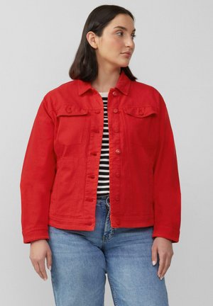 INDOOR - Jeansjacke - rot