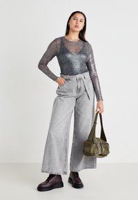 LUNA - Bottines à plateau - bordeaux