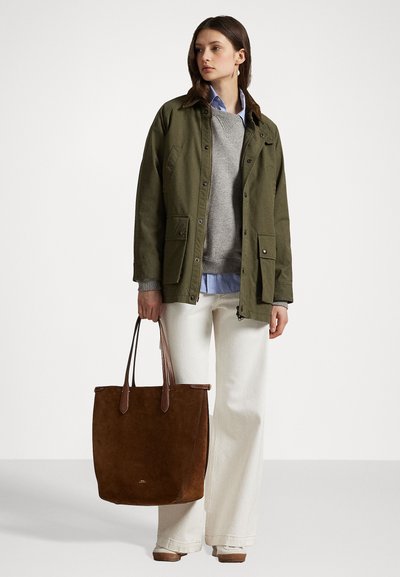 Polo Ralph Lauren COTTON UTILITY JACKET - Vasaras jaka - olive
