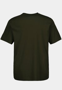 JP1880 MOTIV AUF DER BRUST,RUNDHALSAUSSCHNITT - T-Shirt basic - dunkel khaki