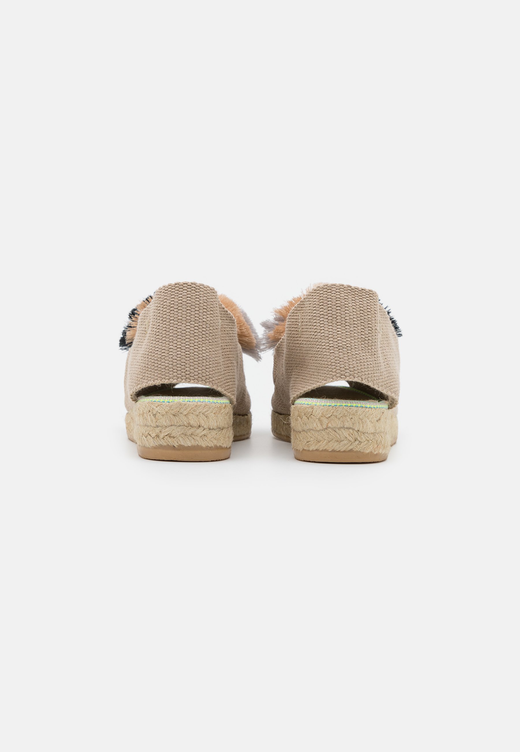 Casa de Vera Sandalias de cuña - beige/gris/beige - Zalando.es