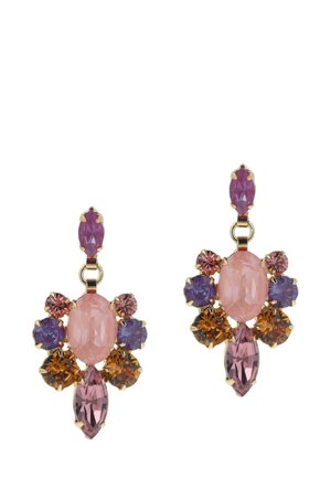 BLUSHING BLOOM-SMALL - Oorbellen - pink/purple/brown