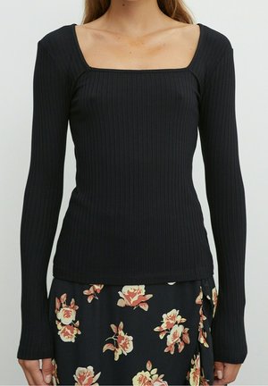 T-shirt à manches longues - black