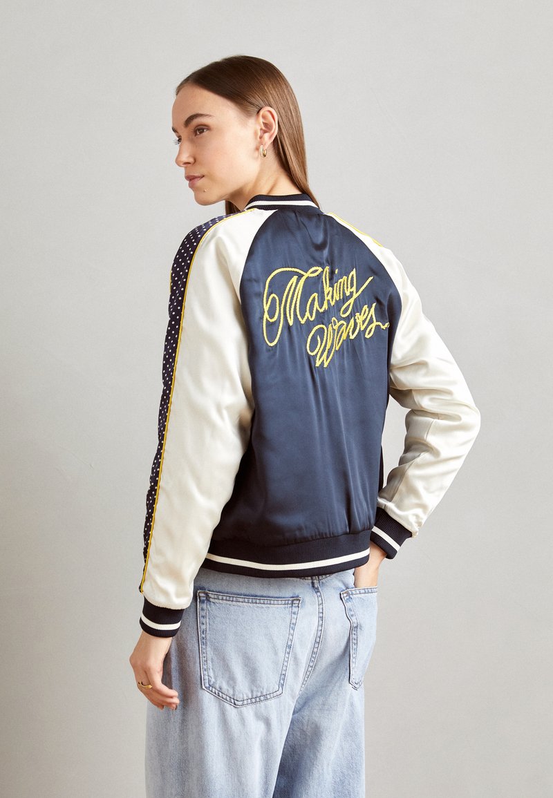 Scotch & Soda EMBROIDERED WITH CONTRAST DETAIL - Giubbotto Bomber - night