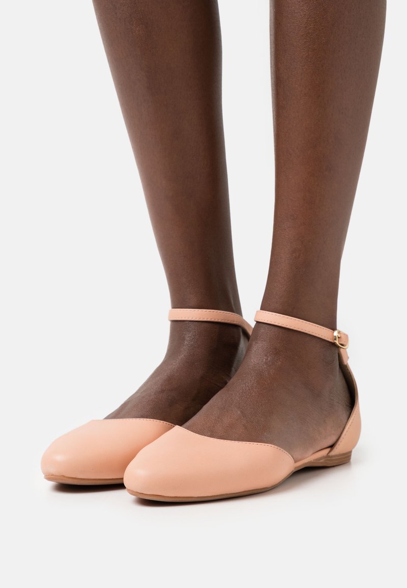Anna Field Wide Fit LEATHER - Sabrinas com tira no tornozelo - light pink