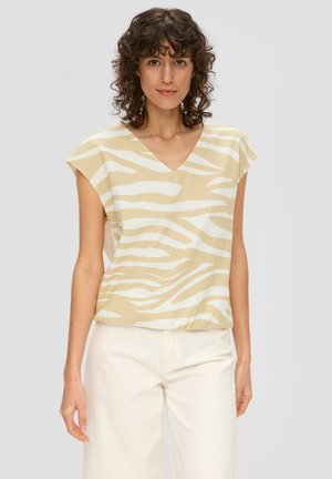 T-shirt print - beige