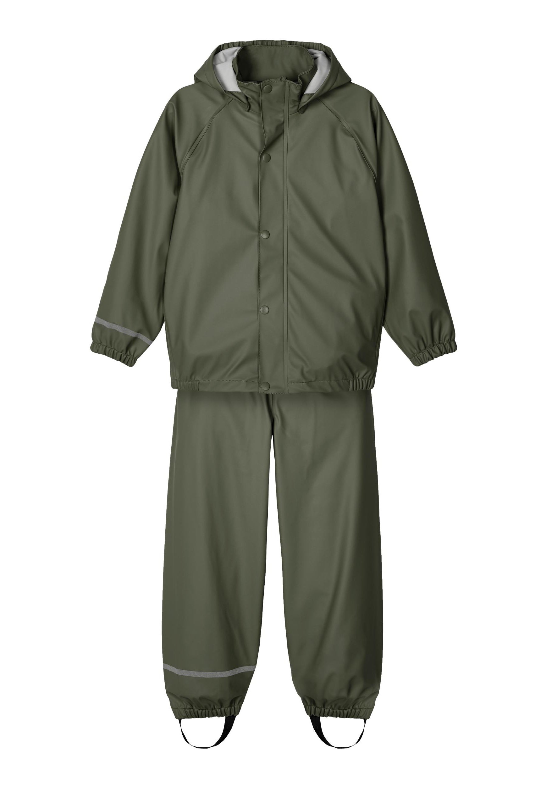 Pantaloni Impermeabili Per Bambini NAME IT - Design Unisex, Tinta Unit Blu Scuro, Taglia 80 - Foto 6