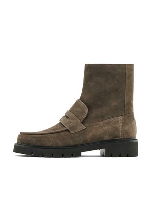 Bottines à plateau - taupe