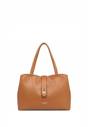 TOP DOUBLE - Sac à main - camel in orange