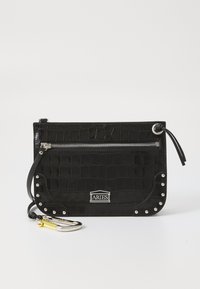 STUDDED BOBBY BAG UNISEX - Sac bandoulière - black