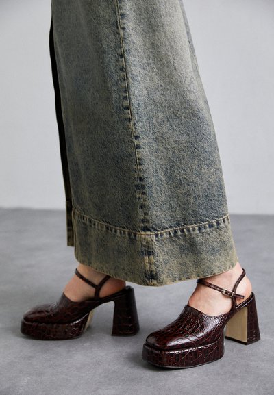 MIISTA CERI COURTS - Lodičky na vysokém podpatku - brown coco