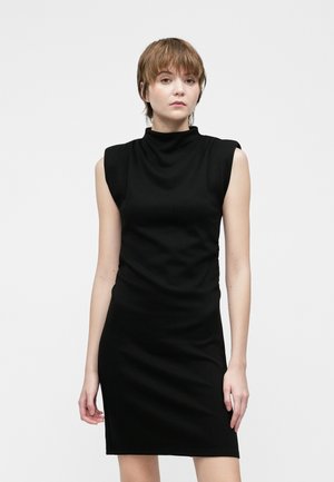 VMNELLI HIGH NECK SHORT DRESS - Trikoomekko - black