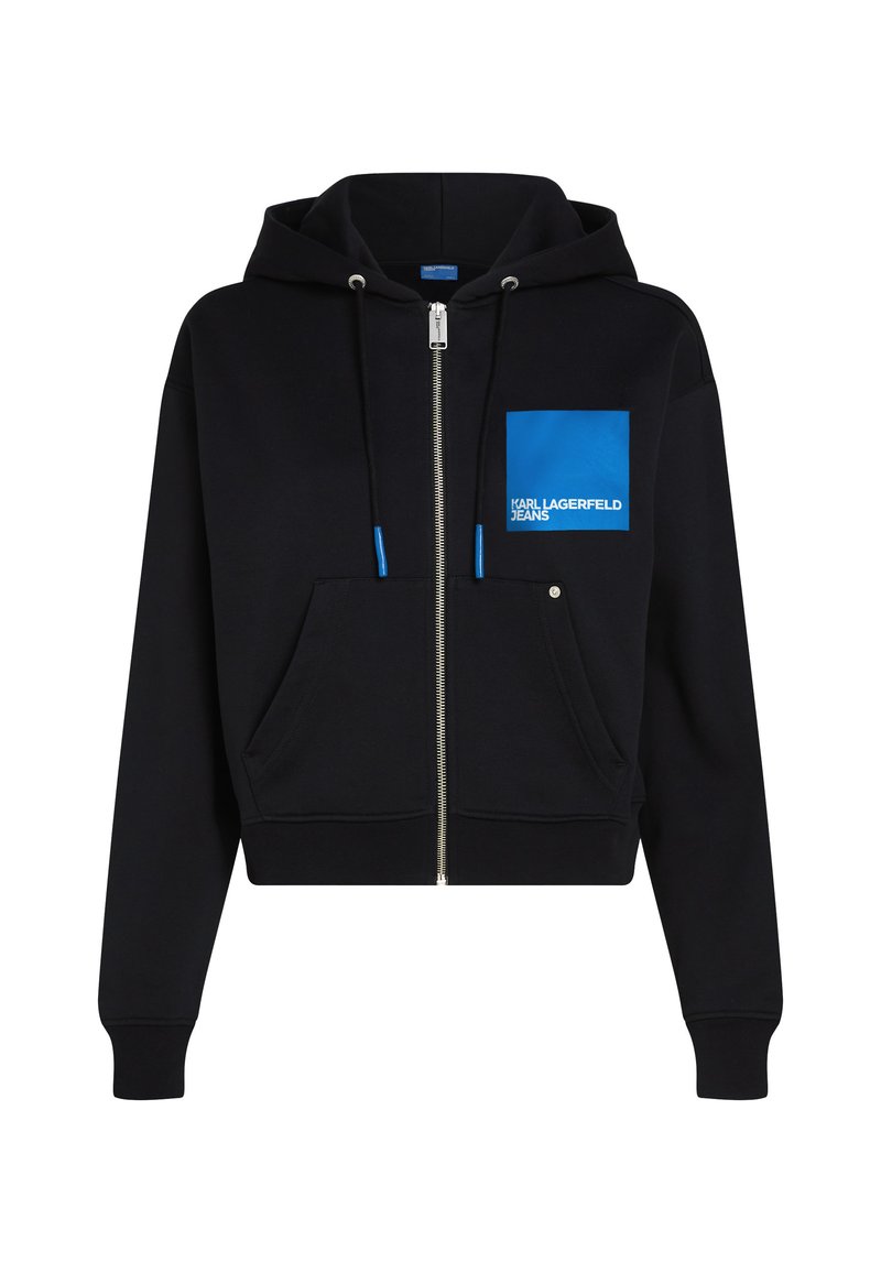 Karl Lagerfeld Jeans ZIP-UP Sweat zippé black/noir ZALANDO