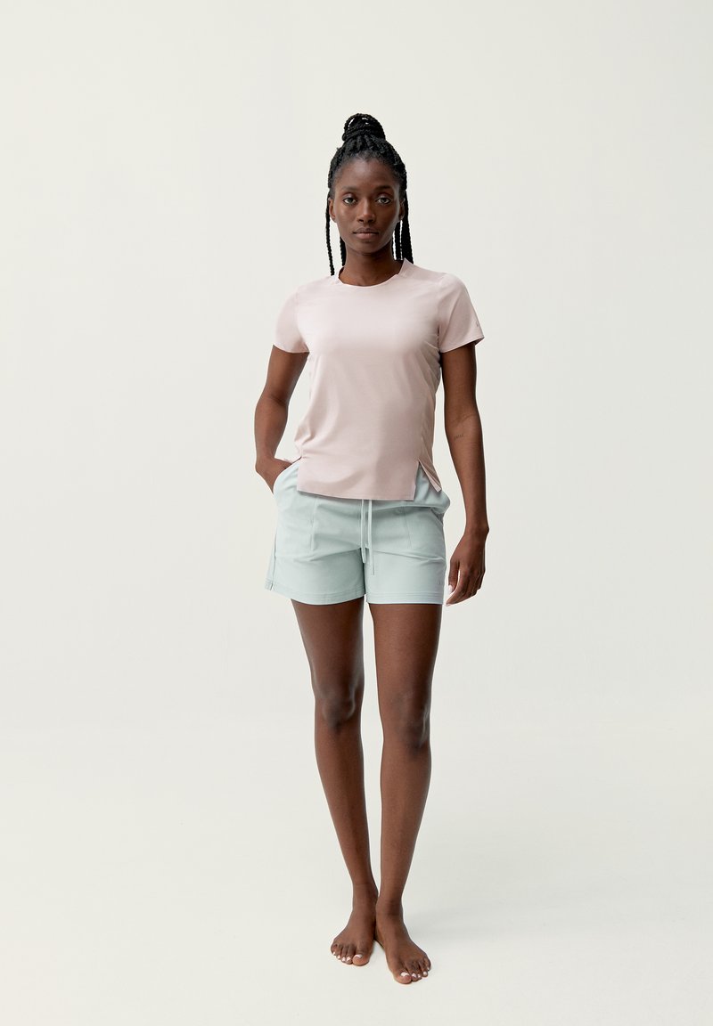 Born Living Yoga T-shirt basic roze