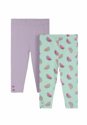 2 PACK - Leggings - mint green watermelon