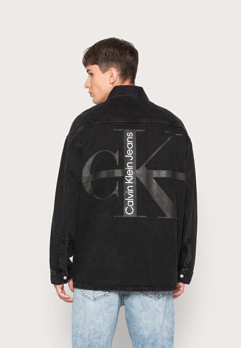 Calvin Klein Jeans OVERSIZED JACKET - Giacca di jeans - black