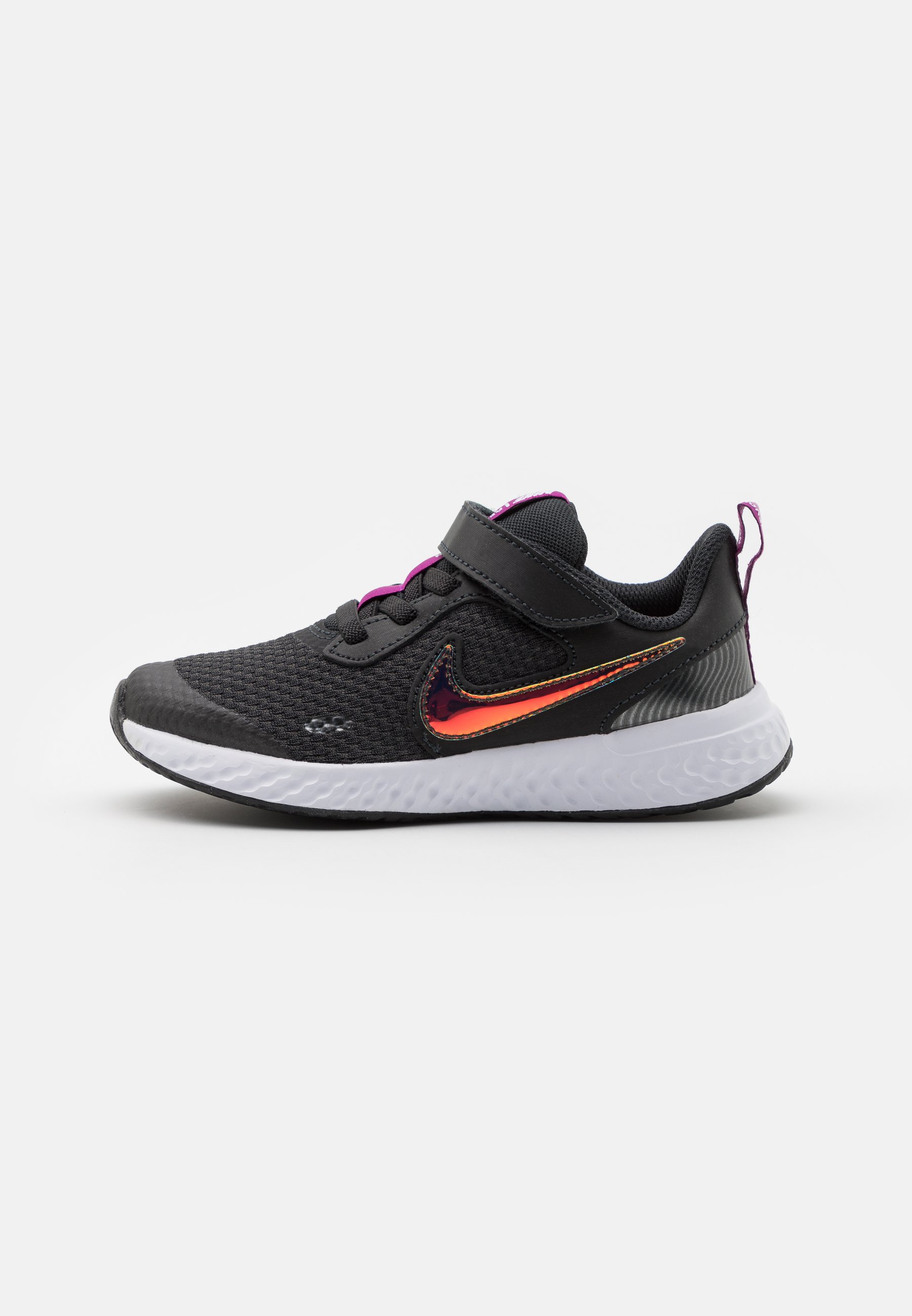 Nike Performance REVOLUTION 5 POWER UNISEX - Laufschuh Neutral - off  noir/multicolor/red plum/white/anthrazit - Zalando.de
