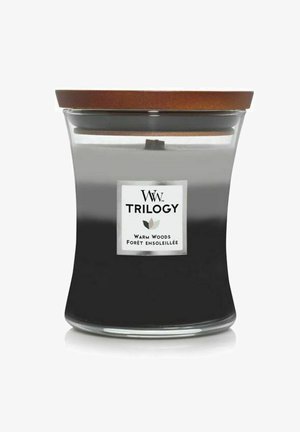 Woodwick WOODWICK TRILOGY MEDIUM - WARM WOODS - Geurkaars