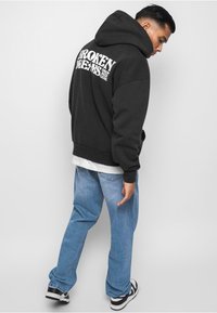 Dropsize HEAVY BROKEN DREAMS - Kapuzenpullover - washed black