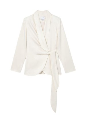Reiss, REGULAR FIT - CLOVER TIE-FRONT WRAP SUIT JACKET . - Kurzmantel - white