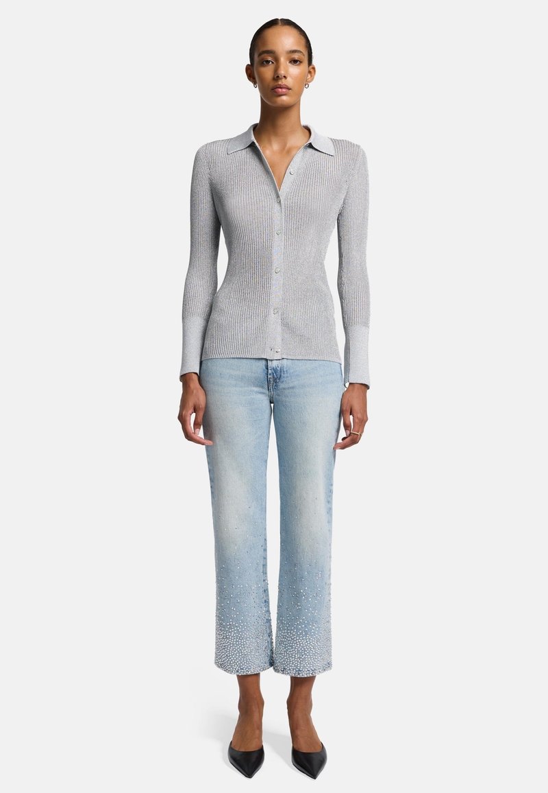 Jean 7 For All Mankind The Skinny Crop & Roll - Fille Taille 10 - Bleu - Neuf Sans étiquette