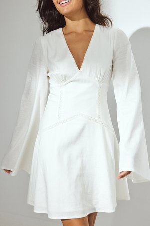 NA-KD MINI - Robe de jour - white