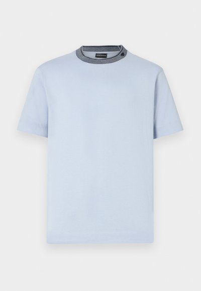 Emporio Armani Jednoduché tričko - light blue
