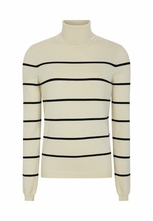 Soft Rebels MARLA ROLLNECK STRIPE - Strickpullover - arctic wolf