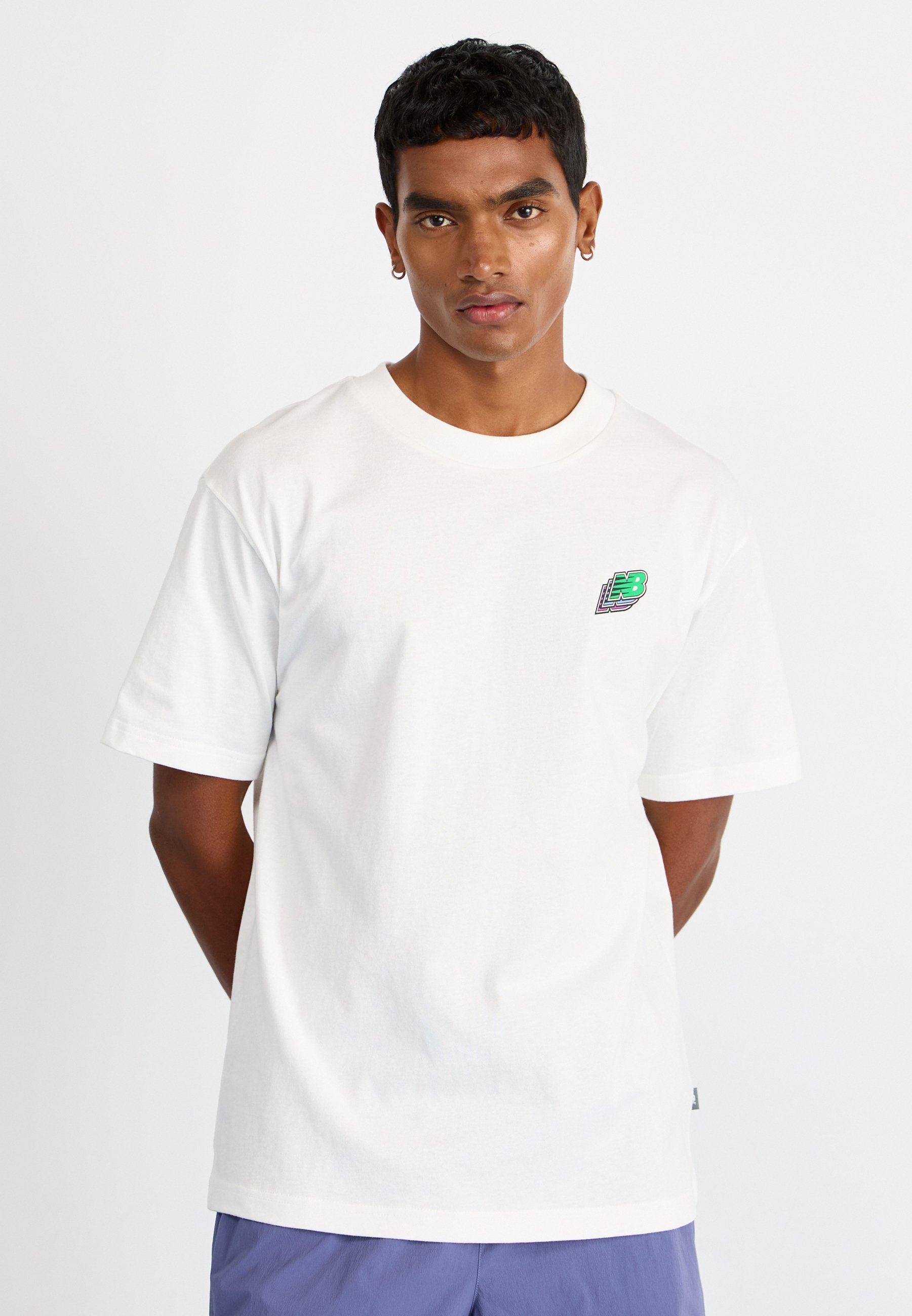 New Balance DRAKE CEREAL ROOM - Print T-shirt - white/white