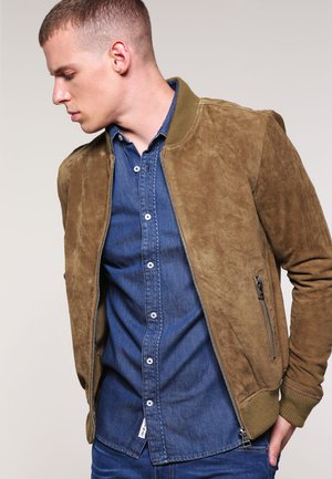 TED - Leather jacket - cognac