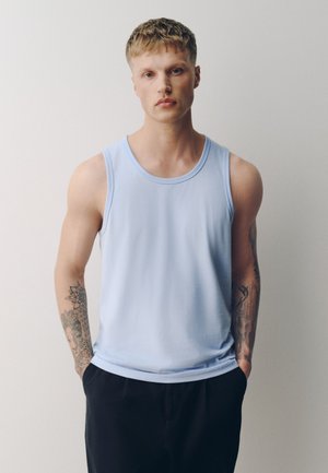 Next, REGULAR FIT - VEST . - Top - blue marl