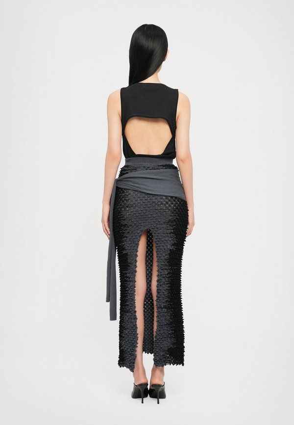 GLITCH WRAP  - Maxi skirt2