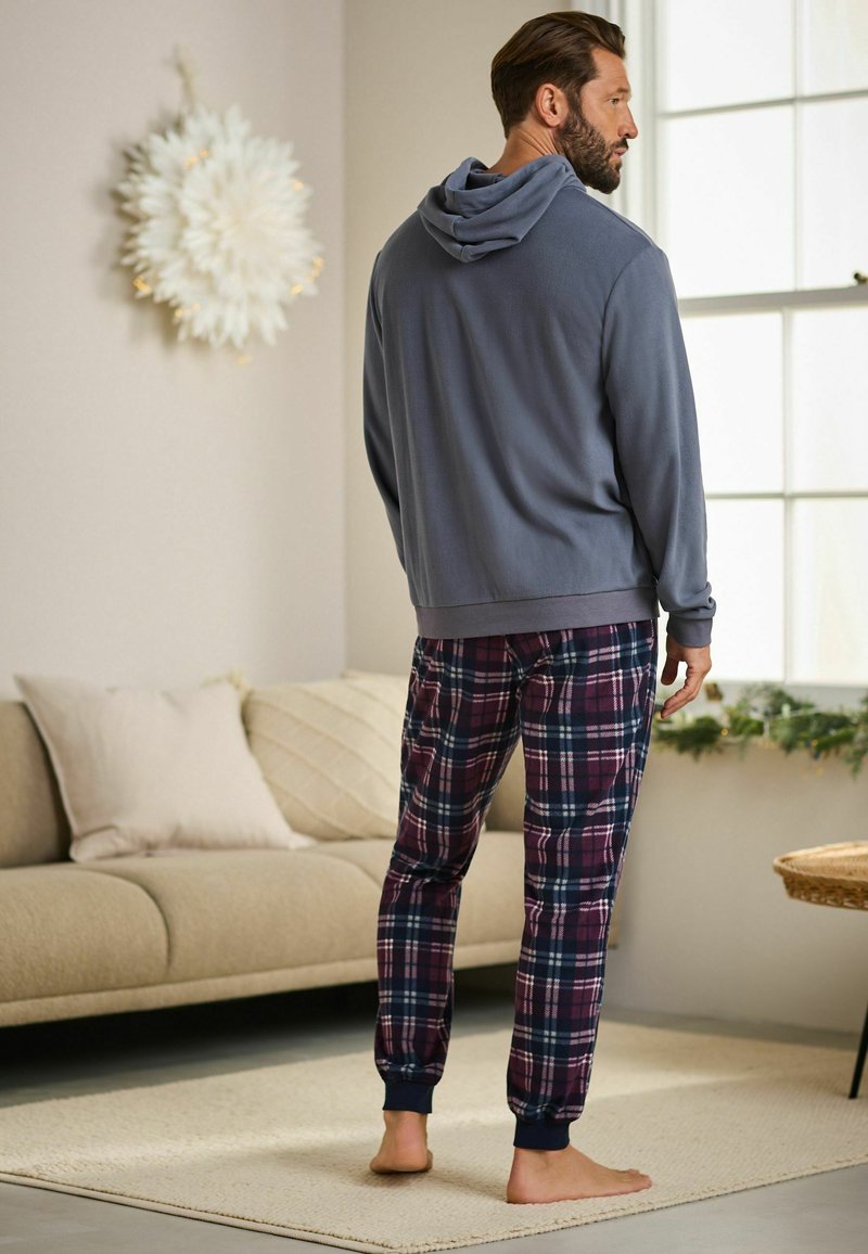 Next REGULAR FIT - THERMAL LONG SLEEVE SET - Pyjamas - red blue check